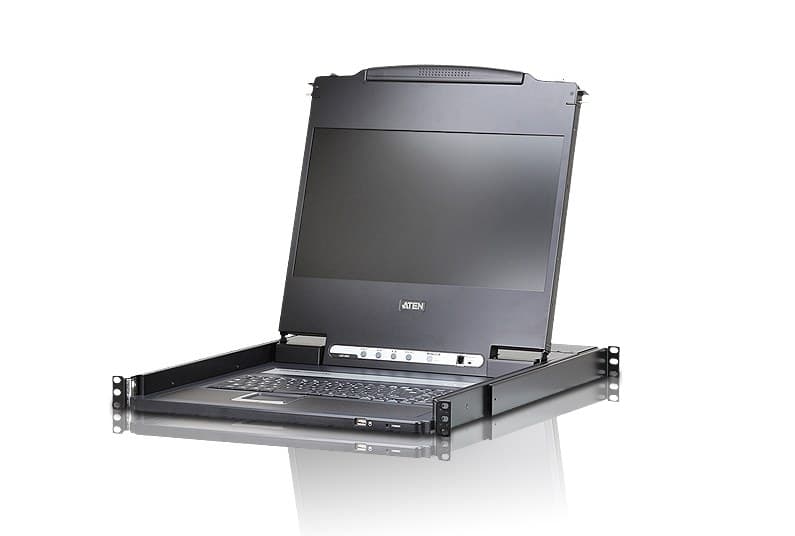ATEN 17.3" Widescreen DVI/HDMI Full HD LCD Console - Image 1