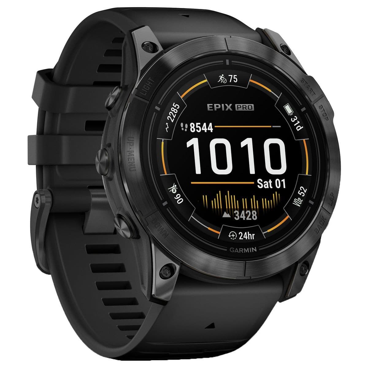 Garmin epix Pro 51mm Smart Watch - Slate Grey & Black