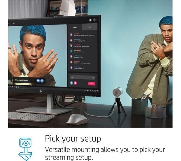 HP 950 4K Ultra HD Webcam - Image 2