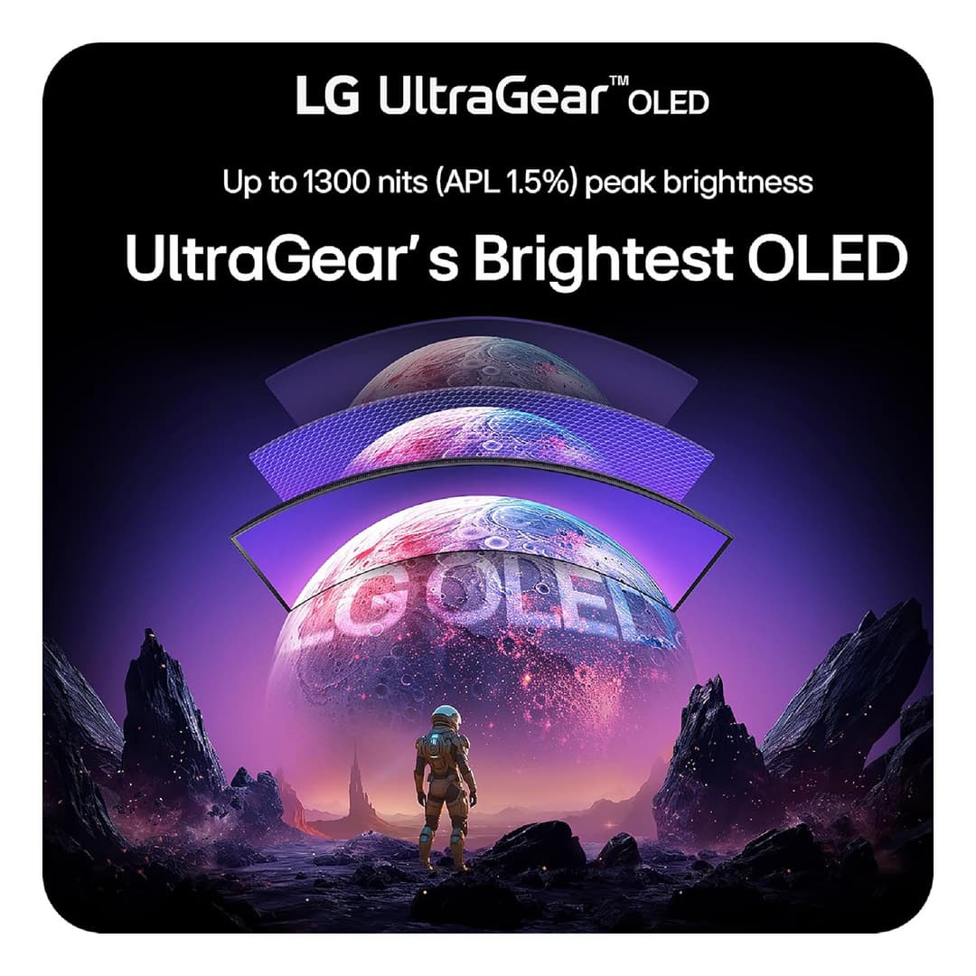 LG UltraGear 34GX900A-B 34" Ultrawide Curved OLED Quad HD 240Hz 0.03ms USB-C Freesync Premium Pro Height Adjustable Gaming Monitor with Speakers - Image 4