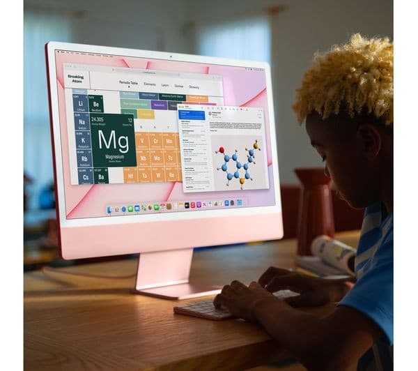 APPLE iMac 4.5K 24" (2021) - M1, 512 GB SSD, Pink - Image 5