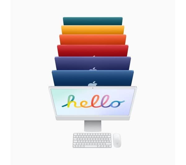 APPLE iMac 4.5K 24" (2021) - M1, 512 GB SSD, Pink - Image 7