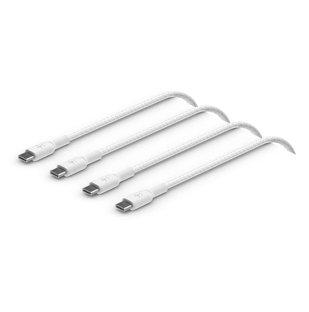 Belkin BoostCharge CAB004bt2MWH2PK USB C Fast Charger Cable - White - Image 1