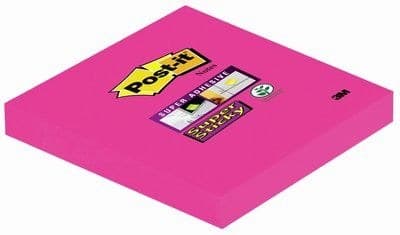 3M 654SPI note paper Square Pink 90 sheets Self-adhesive - Image 1