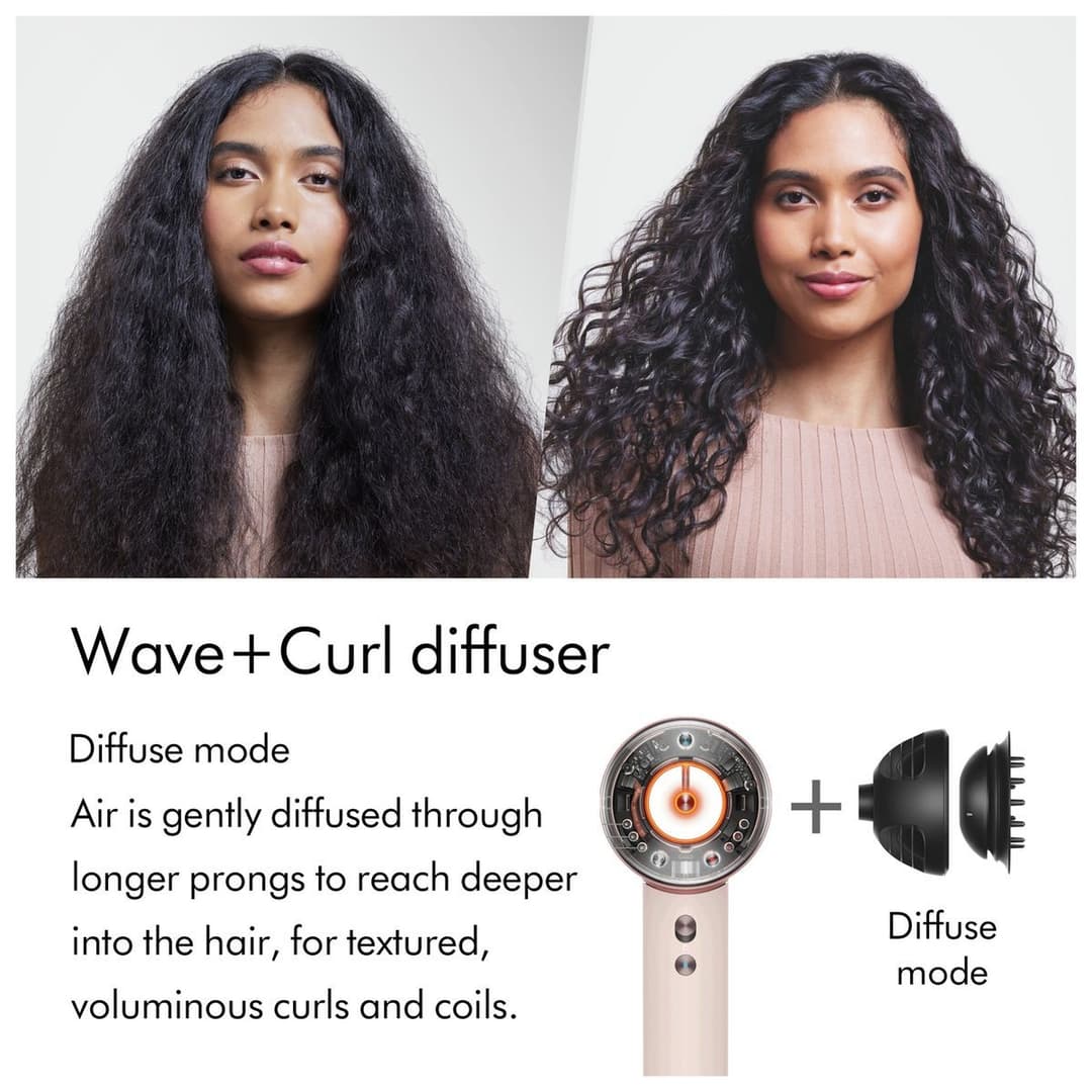 Dyson Supersonic Nural Hair Dryer With Diffuser–Ceramic Pink - Image 7