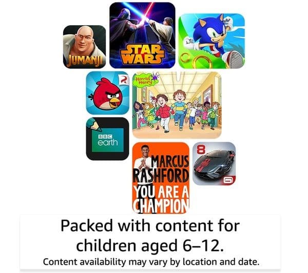 AMAZON Fire HD Pro 8" Kids (ages 6-12) Tablet (2022) - 32 GB, Pink - Image 3