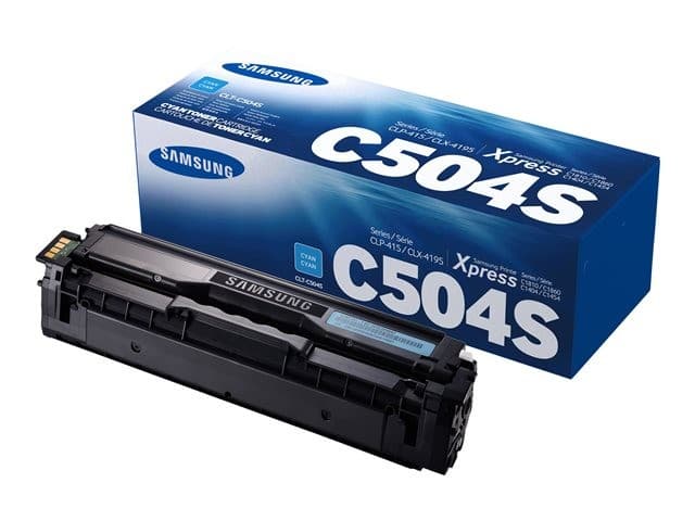 HP CLT-C504S - cyan - original - toner cartridge (SU025A) - Image 3