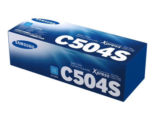 HP CLT-C504S - cyan - original - toner cartridge (SU025A) - Image 4
