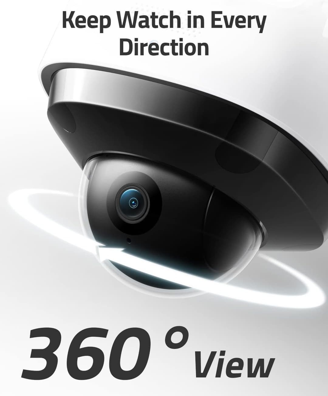 Eufy Floodlight Cam 2 Pro 2K 360° Pan, Tilt 3000 Lumens AI Tracking Hardwired - White - Image 3