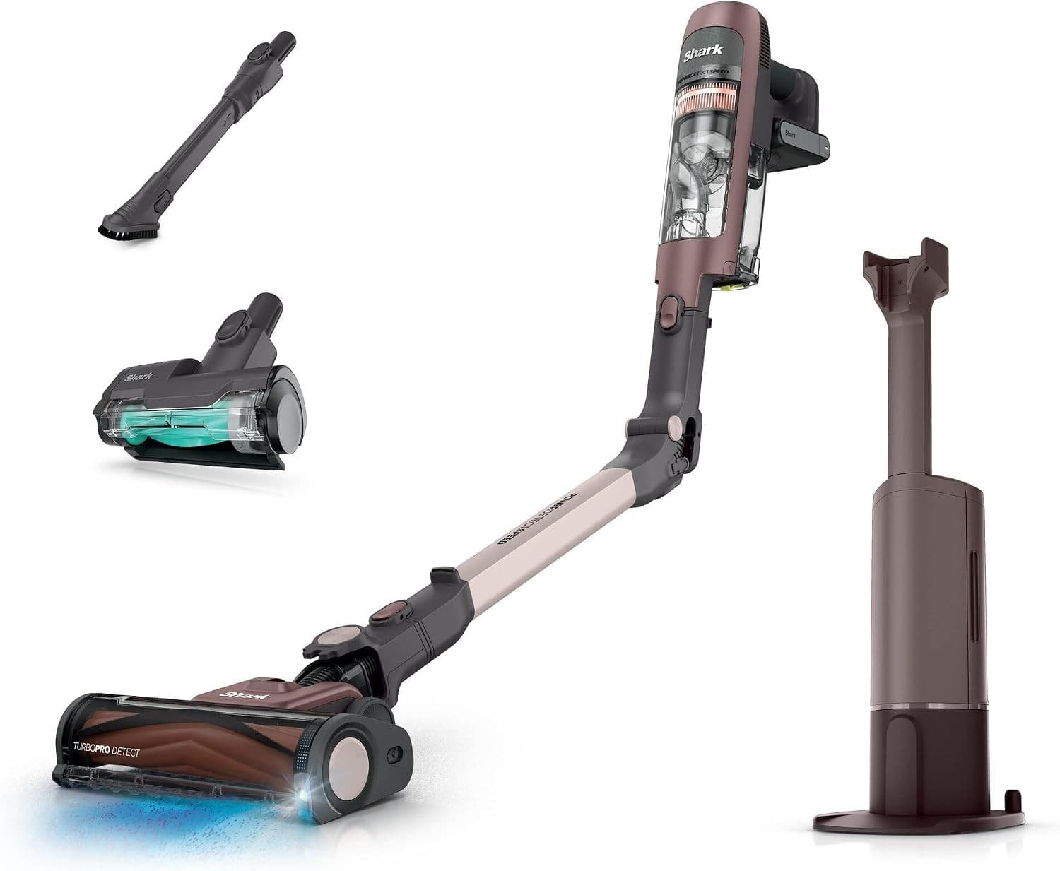 Shark PowerDetect Speed Luxe Collection Cordless Vacuum Cleaner IA3246UKTBR - Walnut