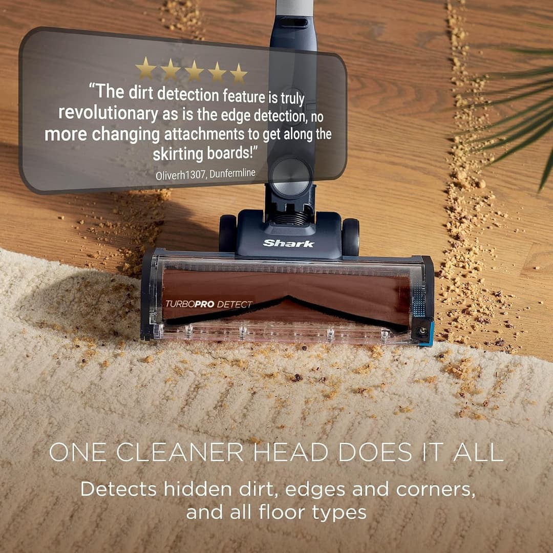 Shark PowerDetect Speed Luxe Collection Cordless Vacuum Cleaner IA3246UKTBR - Walnut - Image 4
