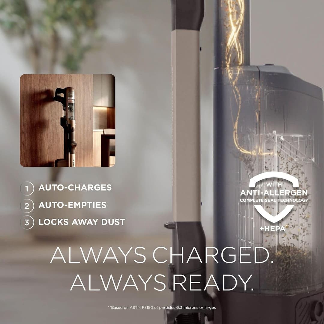Shark PowerDetect Speed Luxe Collection Cordless Vacuum Cleaner IA3246UKTBR - Walnut - Image 6