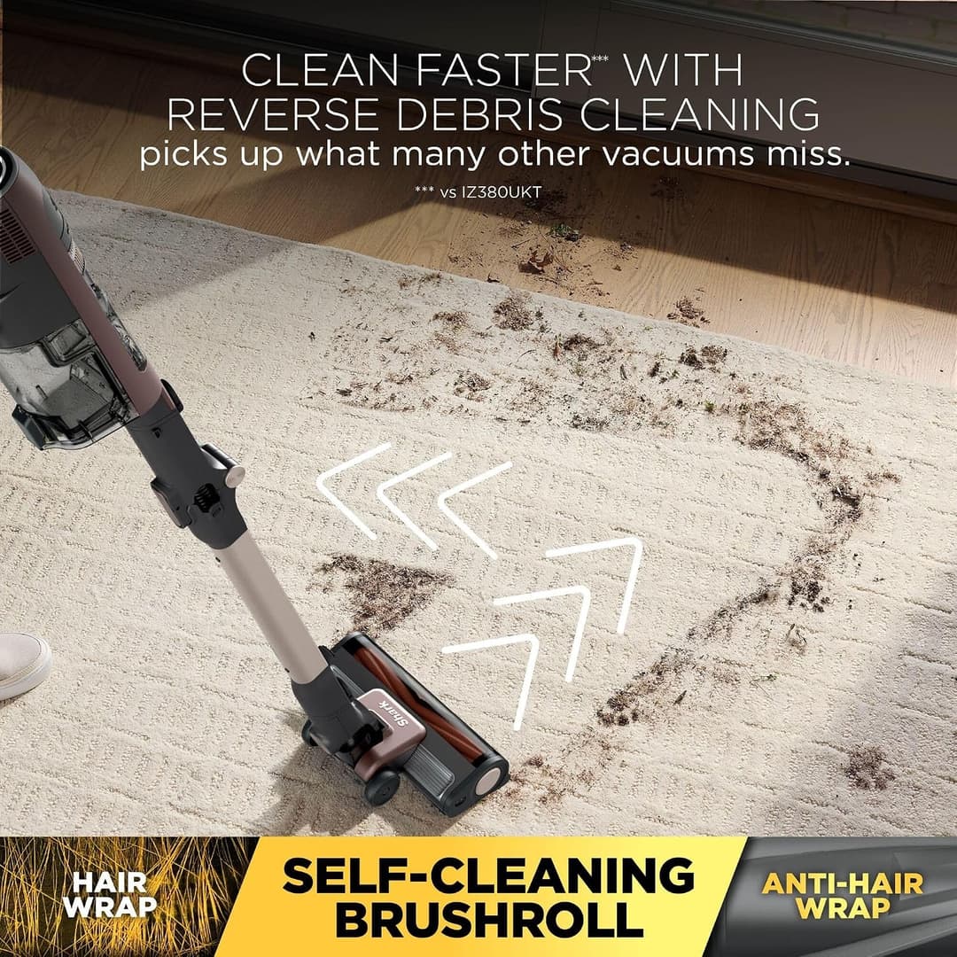 Shark PowerDetect Speed Luxe Collection Cordless Vacuum Cleaner IA3246UKTBR - Walnut - Image 8