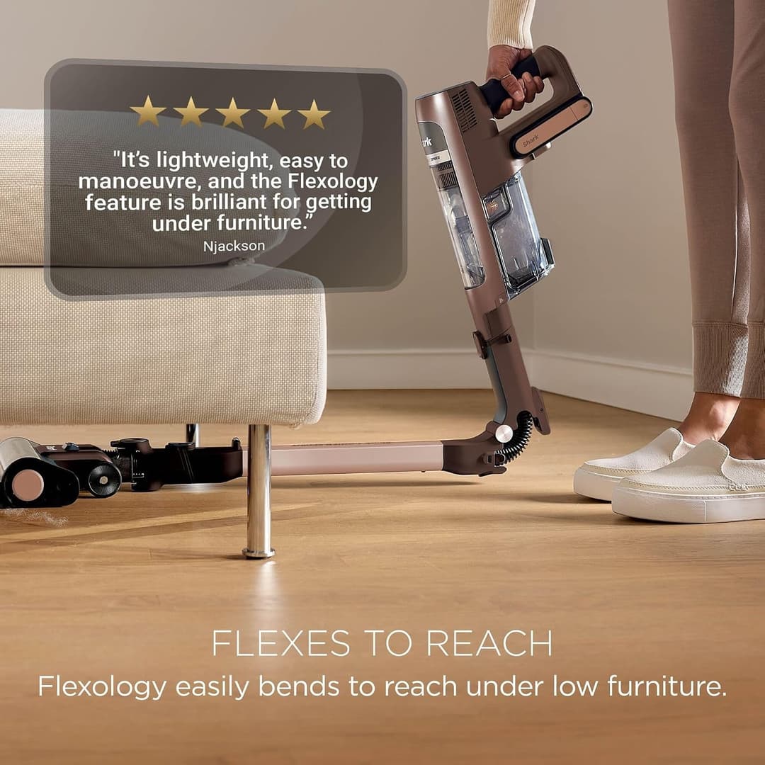 Shark PowerDetect Speed Luxe Collection Cordless Vacuum Cleaner IA3246UKTBR - Walnut - Image 10