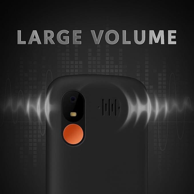 Mobitel 1010 4G Senior Mobile Phone with Large Display and SOS Button - Black - Image 2