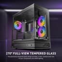 Antec C2M ARGB, Micro ATX PC Case, 3 PWM ARGB Fans Included, Black thumbnail 5
