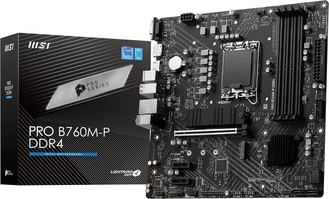 MSI PRO B760M-P Motherboard - Image 1