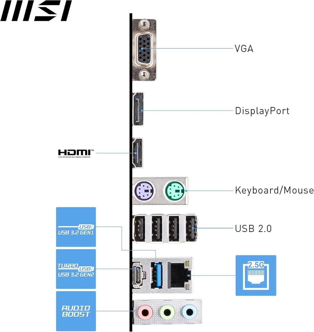 MSI PRO B760M-P Motherboard - Image 6
