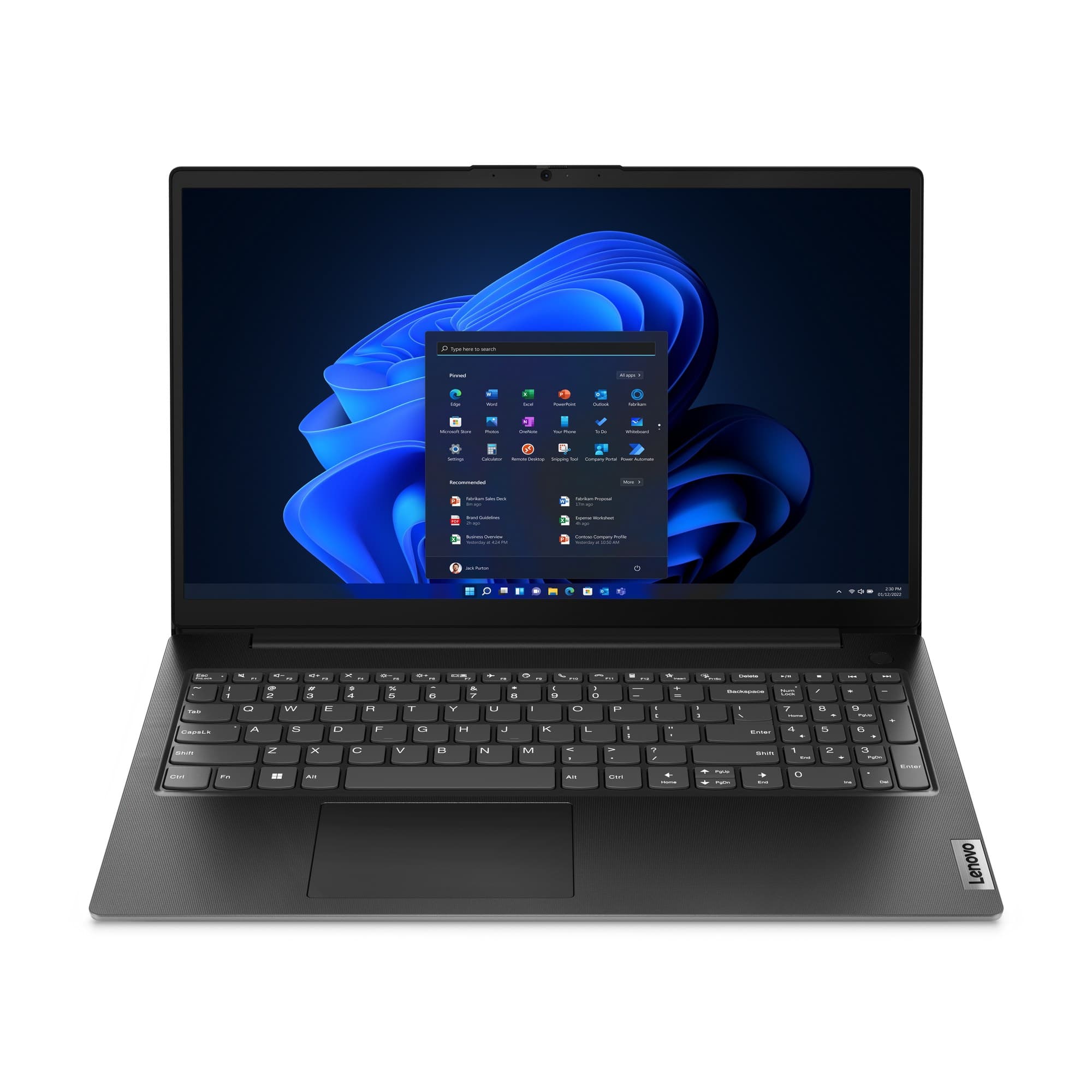 Lenovo V15 G4 AMN AMD Ryzen™ 5 7520U Laptop 39.6 cm (15.6") Full HD 8 GB LPDDR5-SDRAM 512 GB SSD Wi-Fi 6 (802.11ax) Windows 11 Home Black UK English