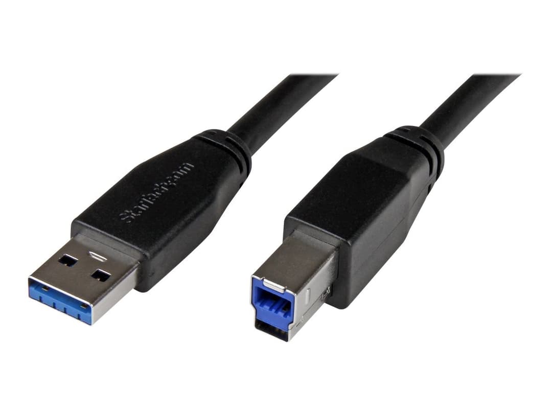 StarTech USB3SAB10M USB 3.0 Cable 10m Black - Image 1