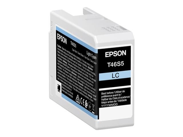 Epson T46S5 UltraChrome Pro10 25ml Ink Cartridge - Light Cyan - Image 1