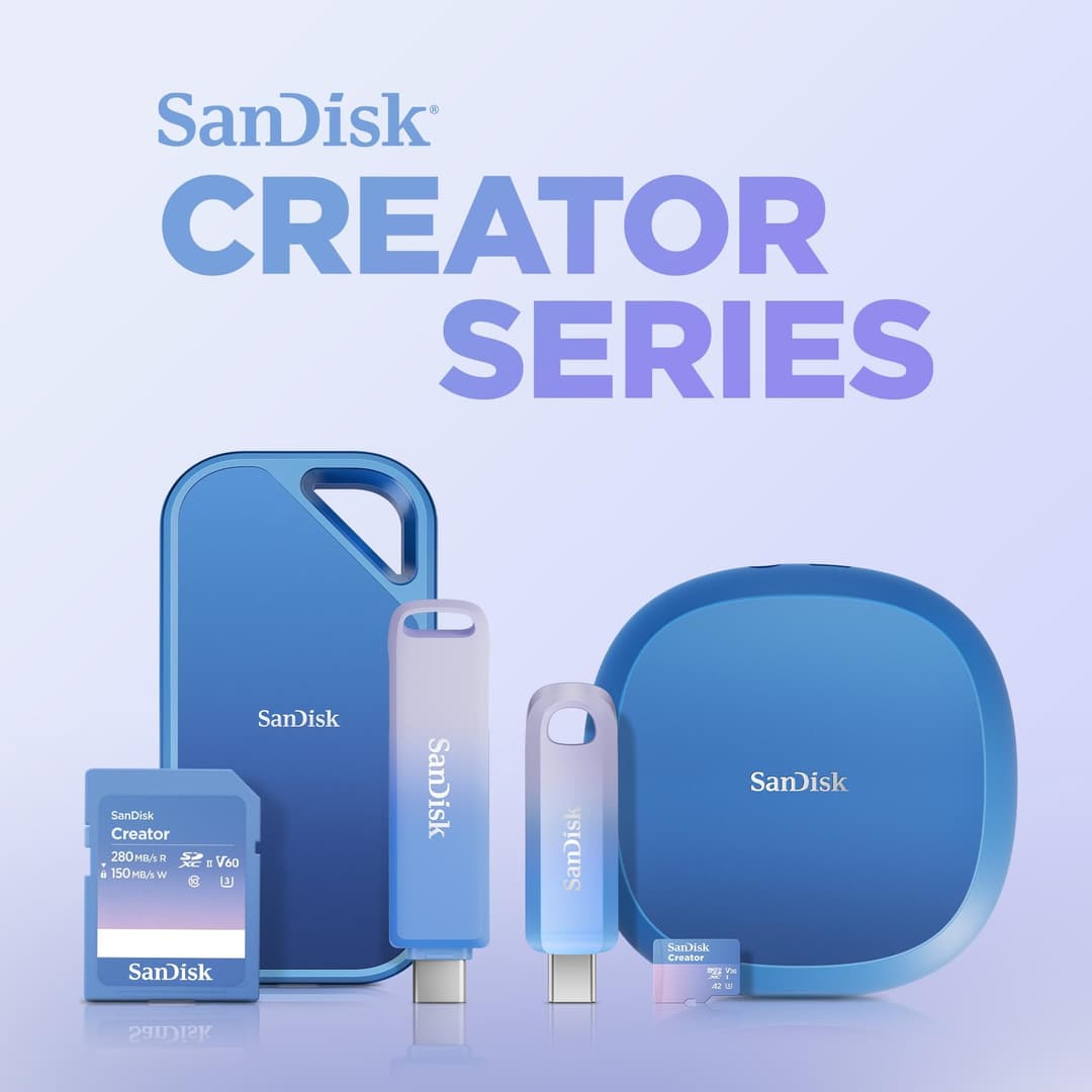 SanDisk Creator SD Memory Card 128GB - Blue - Image 6