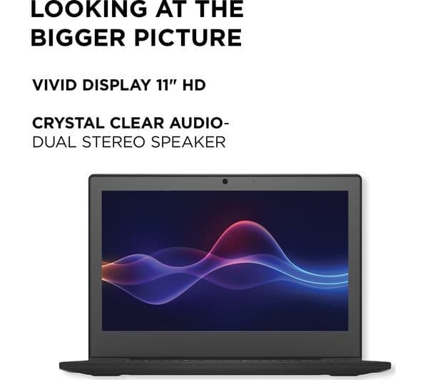 Lenovo IdeaPad 3 11.6" Chromebook - Intel® Celeron®, 64 GB eMMC, Black - Image 6