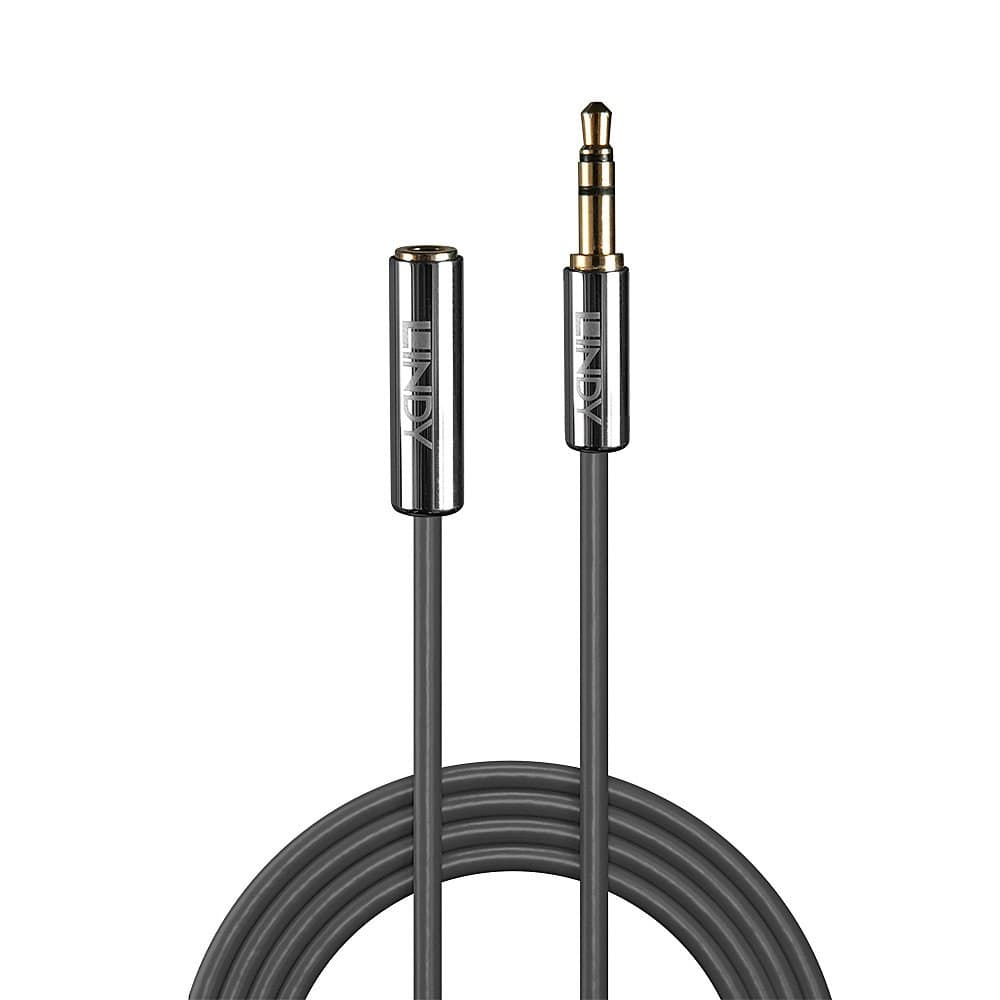 Lindy 5m 3.5mm Extension Audio Cable, Cromo Line - Image 2