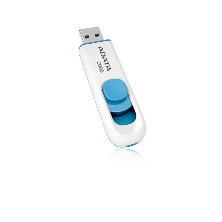 ADATA C008 USB flash drive 16 GB USB Type-A 2.0 Blue, White - Image 1