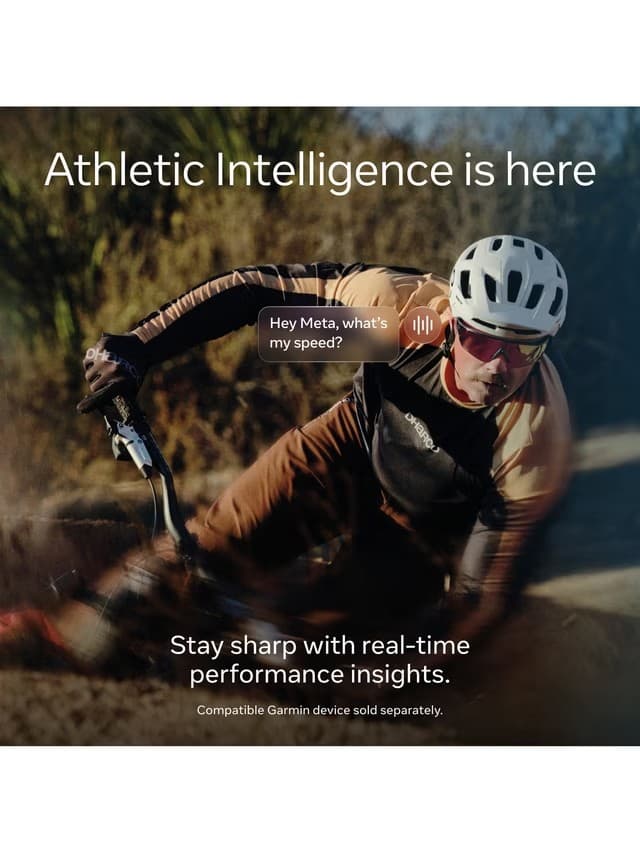 Oakley Meta Vanguard AI Smart Glasses 12MP Camera Prizm Black SK-1001852-01 - Black - Image 3