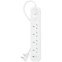 Belkin 4 Socket 2m USB A & C Surge Protected Extension Lead thumbnail 1
