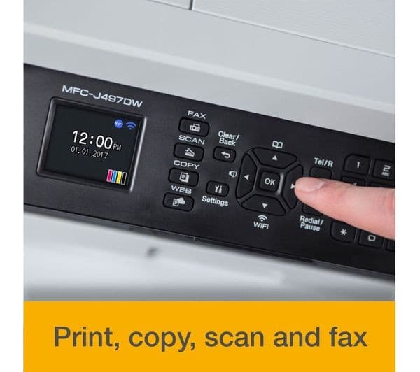 BROTHER MFCJ497DW All-in-One Wireless Inkjet Printer with Fax - Image 6