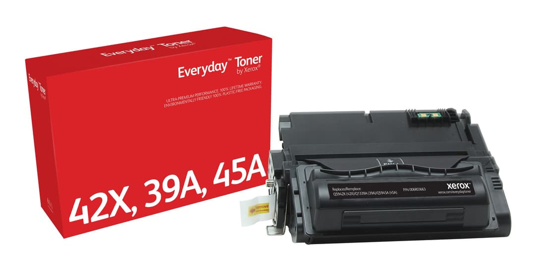 Everyday™ Mono Toner by Xerox compatible with HP 42A 39A 45A (Q5942X/ Q1339A/ Q5945A), Standard capacity - Image 1