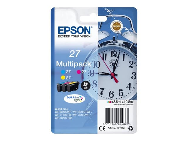 Epson 27 Multi-Pack - 3-pack - yellow, cyan, magenta - original - ink cartridge - Image 1