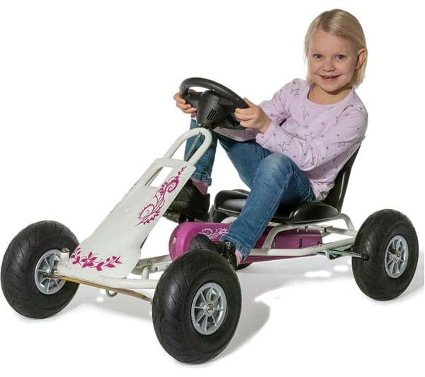 FERBEDO Air Runner Kids' Go-Kart - Pink & White - Image 5