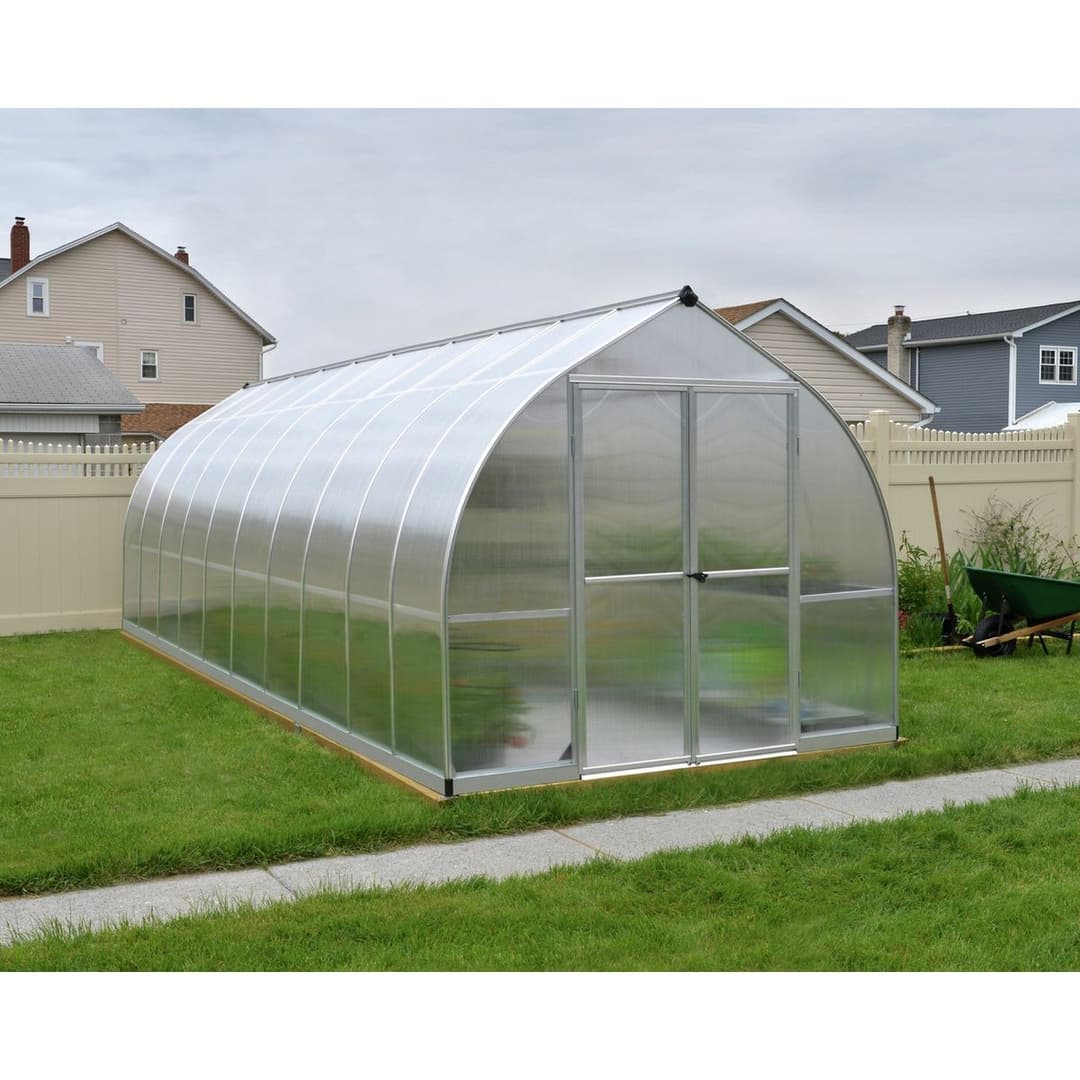 Palram Canopia Bella Silver Greenhouse - 8 x 20ft - Image 3