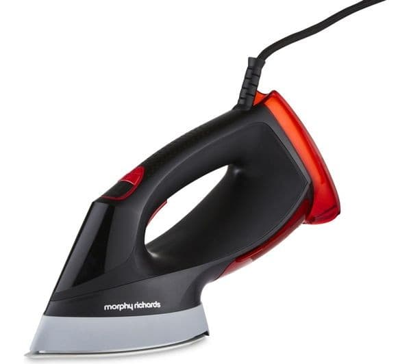 MORPHY RICHARDS Turbosteam 361001 2-in-1 Garment Steamer & Iron - Black & Red - Image 2