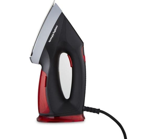 MORPHY RICHARDS Turbosteam 361001 2-in-1 Garment Steamer & Iron - Black & Red - Image 3