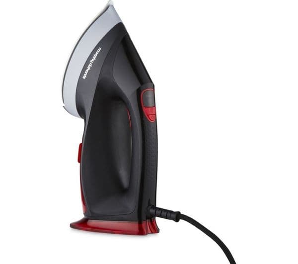 MORPHY RICHARDS Turbosteam 361001 2-in-1 Garment Steamer & Iron - Black & Red - Image 4