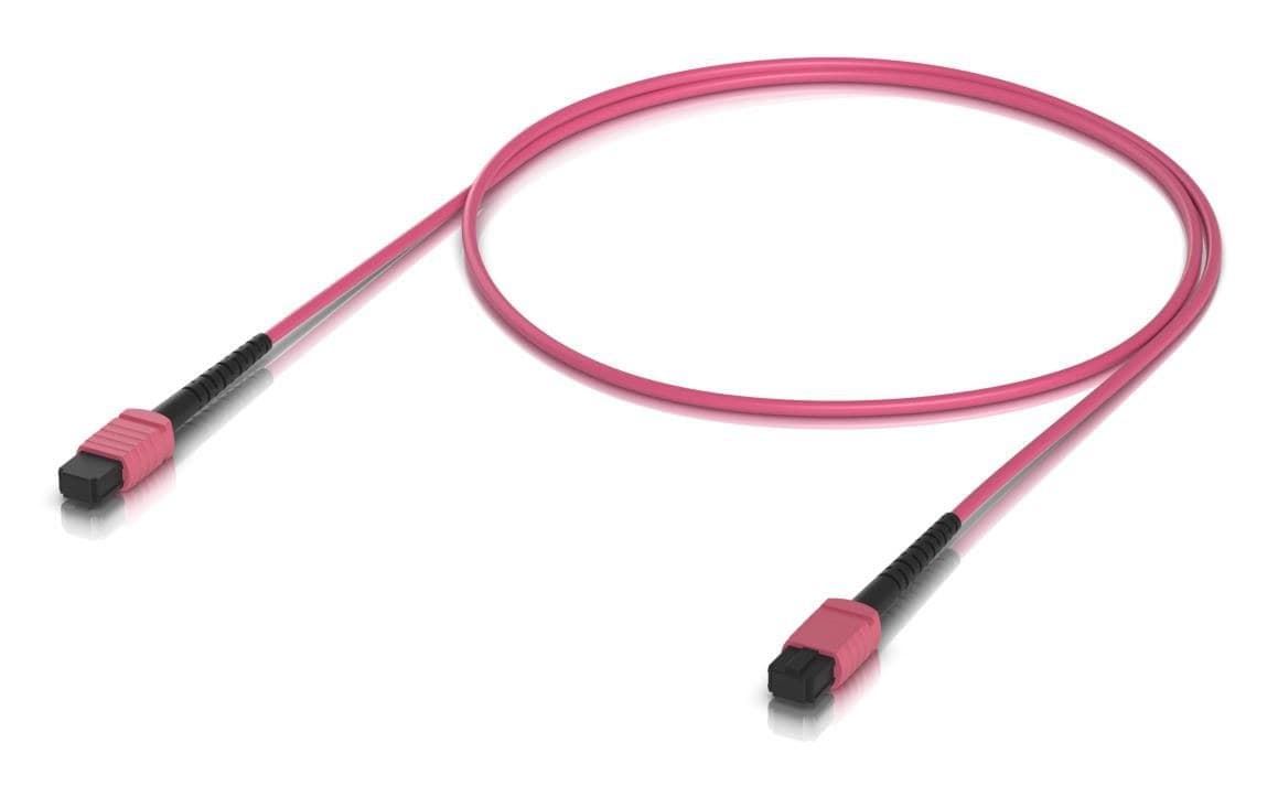 Ubiquiti Indoor OM4 MPO-12 UPC Multi-Mode Fibre Patch Cable for 100G 1m - 10 Pack