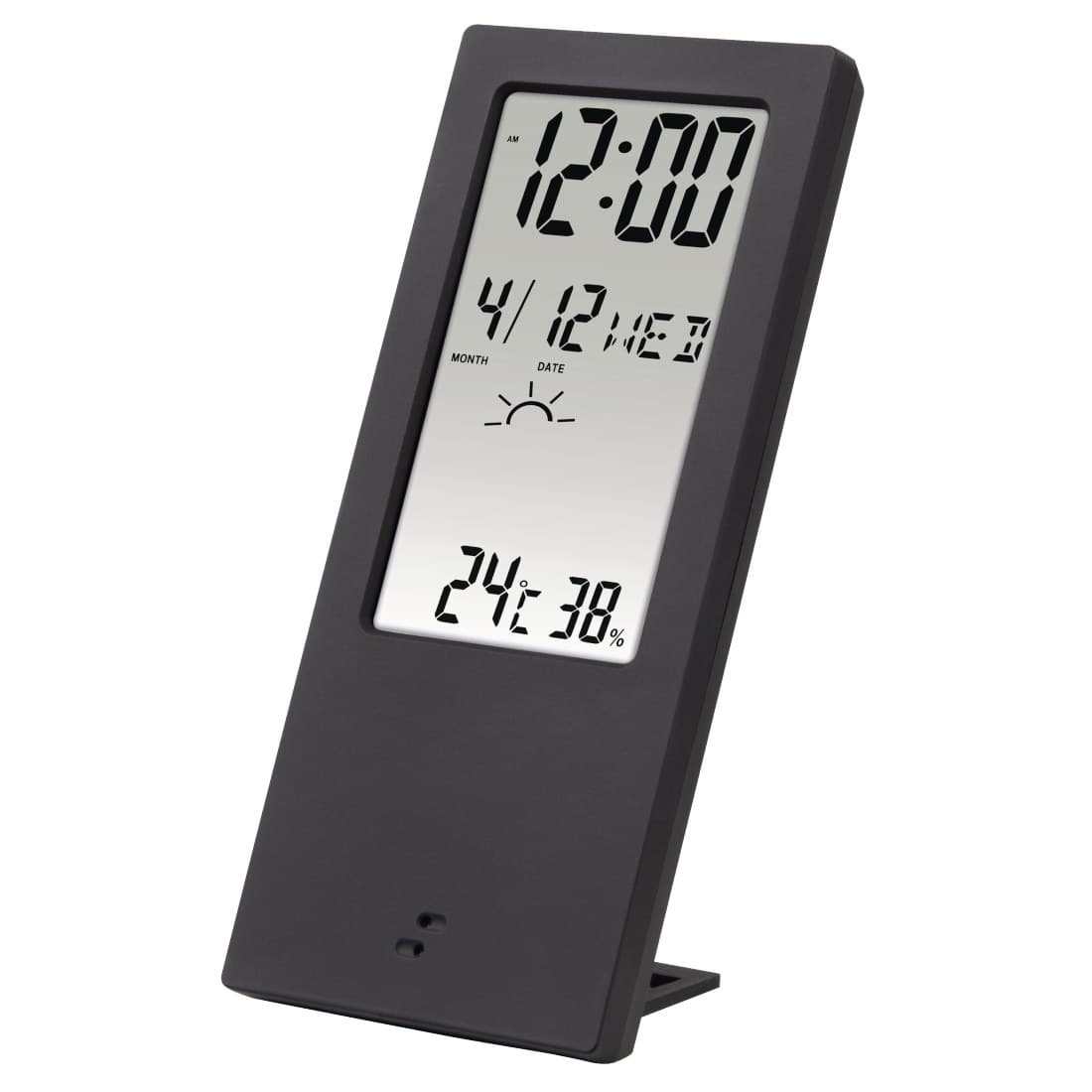 Hama TH-140 Digital Thermometer/Hygrometer with Weather Indicator - Black