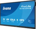 iiyama TE7512MIS-B4AG Signage Display Kiosk design 190.5 cm (75") LCD Wi-Fi 400 cd/m² 4K Ultra HD Black Touchscreen Built-in processor Android 24/7 thumbnail 3