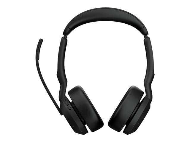 Jabra Evolve2 55 Stereo Wireless ANC Headset - UC - USB-A - With Stand - Image 2