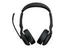 Jabra Evolve2 55 Stereo Wireless ANC Headset - UC - USB-A - With Stand thumbnail 2