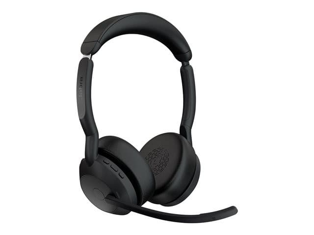 Jabra Evolve2 55 Stereo Wireless ANC Headset - UC - USB-A - With Stand - Image 5