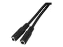 StarTech 3.5mm Headset Splitter Adapter Black thumbnail 7