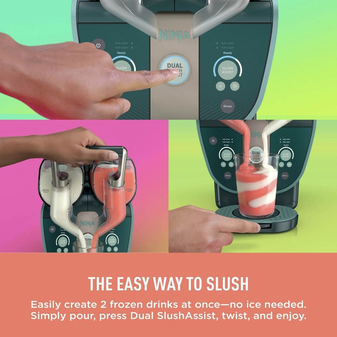 Ninja SLUSHi Twist Frozen Drink Maker - Green - Image 4