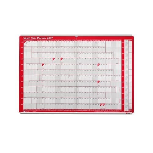 Nobo Sasco Mounted Year Planner Track - Image 1