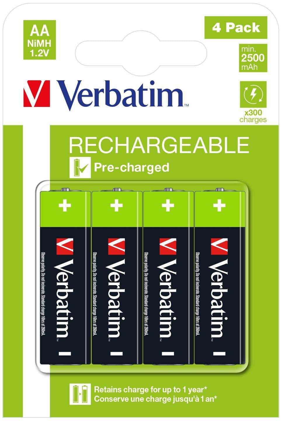 RECHARGEABLE BATTERY AA 4 - Image 1
