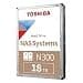 Toshiba N300 18TB Internal NAS Hard Drive, 3.5'' SATA HDD, 7200 RPM, 24/7 Operation, Supports 1-8 Bay Systems, 128MB Cache, 180TB/Year workload, 3yr Warranty (HDEXZ10ZNA51F). - Image 2